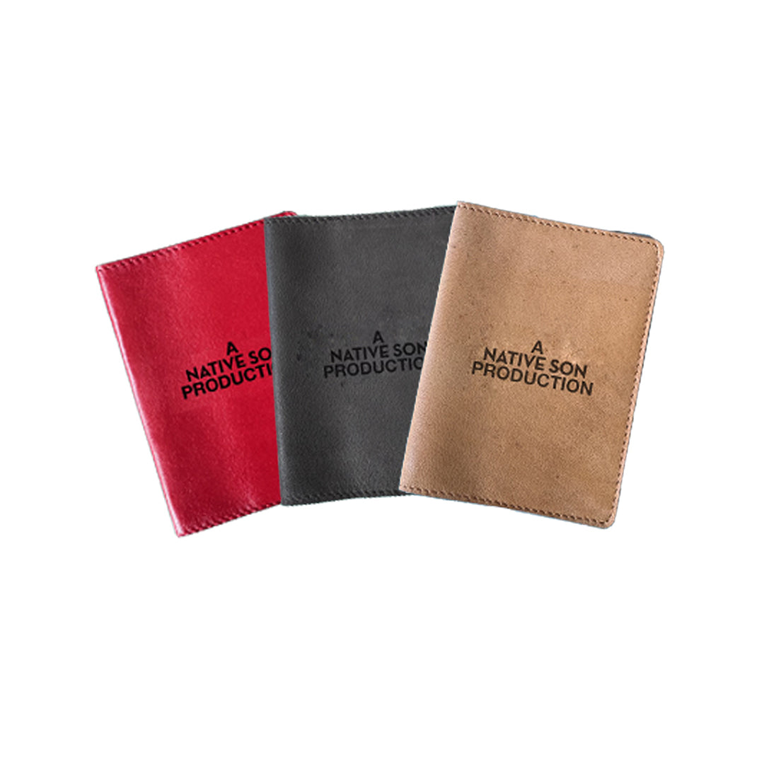 NS x Savant Studios Leather Passport Holder